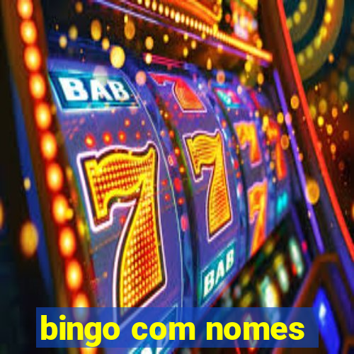 bingo com nomes